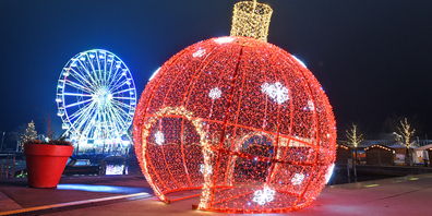 Die meisten Gemeinden in March und Höfen werweissen noch, ob sie im Advent auf Weihnachtsbeleuchtung setzen sollen (im Bild Lachen im Advent 2021).