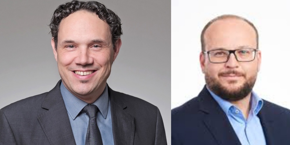 Ivo Schildknecht (l) löst  Martin Stöckling als Präsident der FDP See-Gaster ab.