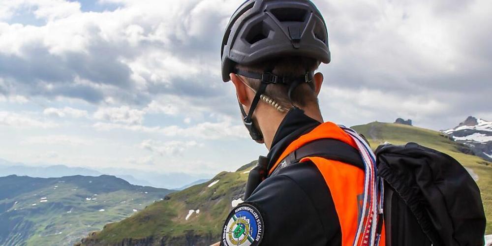 Die Alpine Einsatzgruppe der Kantonspolizei St. Gallen.