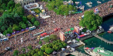 Street Parade Zürich – Feiern und Tanzen bis zum Umfallen. (Archivbild)