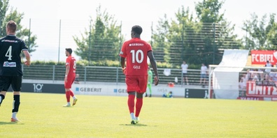 Jordan Gele wechselte 2019 von der Winterthurer Schützenwiese ins Grünfeld, wo er drei Saisons für den FCRJ spielte.