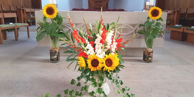 In der Stadtkirche Uznach wird eine kurze ökumenische Feier zum Nationalfeiertag abgehalten.
