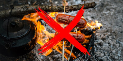 Bitte nirgends ein Feuer entfachen. (Symbolbild)