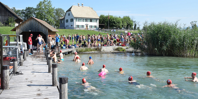 Wie schon letztes Jahr gibt es eine Teilnehmerbegrenzung am diesjährigen Ufnau-Schwimmen.