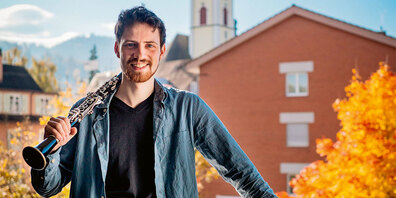 Florian Schneider, Gesamtleiter des Jugend Blasorchesters.