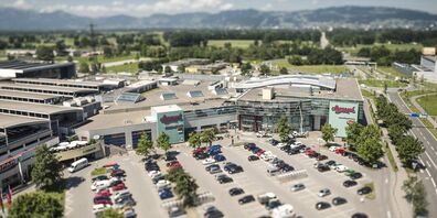 Der Shopping-Tempel Messepark ist bei vielen Schweizer Einkaufstouristen beliebt