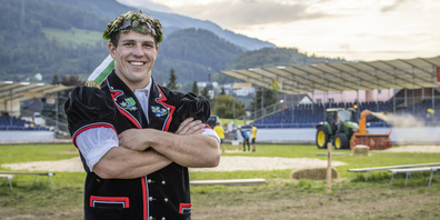 Erinnerung ans NOS in Mels: Auch am traditionellen Rickenschwinget vom Sonntag ist Marco Good aus Sargans einiges zuzutrauen.