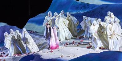 Die Oper «Madame Butterfly» begeistert aktuell die Besucher der Seebühne in Bregenz