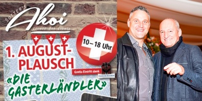 Zwei, die sich bestens kennen: Nöldi Forrer und Cony Sutter. 