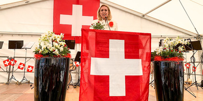 Sie verstand es, an der 1. August-Feier in Rapperswil Brücken zu schlagen: Die polnische Botschafterin Iwona Kozłowska 