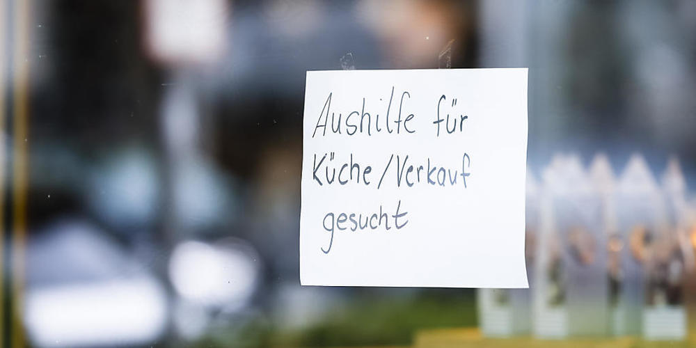 Die meisten Erwerbstätigen mit Schutzstatus S haben im Gastgewerbe eine Stelle gefunden. 