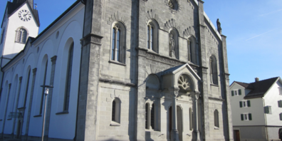 Die heutige, 150 Jahre alte Oberegger Kirche sorgt mit ihrer Westfassade für italienisches Flair.