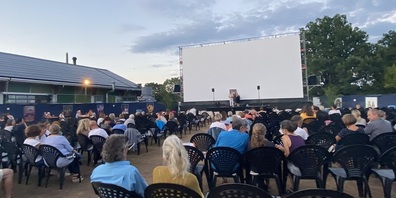 Am Donnerstagabend sorgten "Giusy und Gianluca" mit ihrem Live-Auftritt für tolle Unterhaltung vor dem Kinofilm.