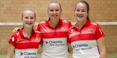 Von links: Lina Schadegg, Vera Appenzeller und Jorina Jann.