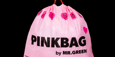 Bald Teil des Zürcher Stadtbilds: der Pinkbag von Mr. Green.