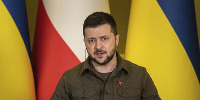 Der ukrainische Präsident Wolodymyr Selenskyj hat den Vorschlag eines EU-weiten Verbots von Einreise-Visa für russische Staatsbürger begrüsst. (Archivbild)