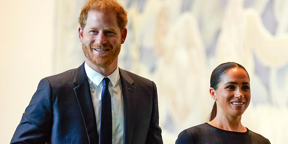 ARCHIV - Prinz Harry (l), Herzog von Sussex, und seine Ehefrau Meghan Markle, Herzogin von Sussex. Foto: Seth Wenig/AP/dpa