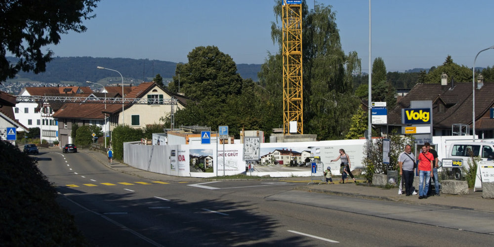 Mitten im Grüt wird es künftig wieder eine Begegnungsmöglichkeit in Form eines Cafés geben.
