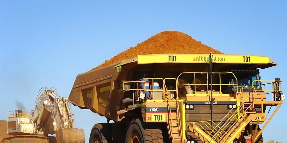 Der australische Rohstoffkonzern BHP hat dank hoher Rohstoffpreise einen Rekordgewinn erzielt. Sorgen bereiten dem Management allerdings die konjunkturellen Unsicherheiten.(Archivbild)