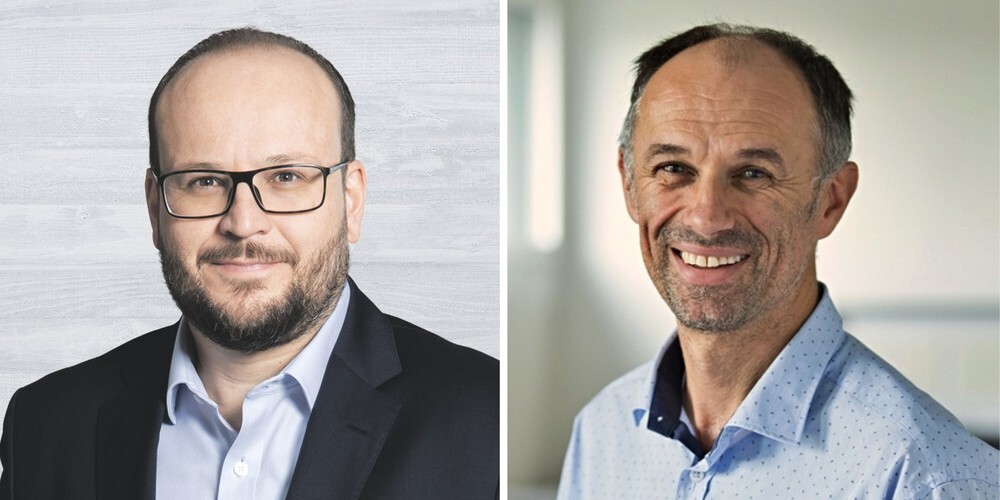 Die beiden Hauptakteure beim Lido: Stadtpräsident Martin Stöckling und sein Bauchef Christian Leutenegger.