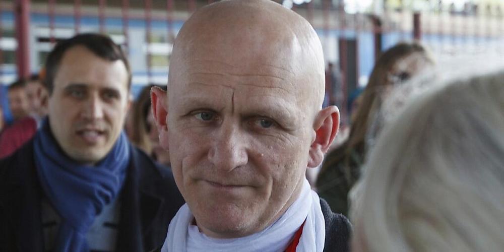 ARCHIV - Der Friedensnobelpreis geht in diesem Jahr an den inhaftierten belarussischen Menschenrechtsanwalt Ales Bjaljatzki (Foto), die russische Organisation Memorial und das ukrainische Center for Civil Liberties. Foto: Dmitry Brushko/AP/dpa