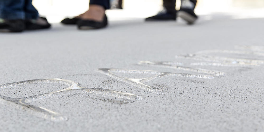 "Palimpsest" von Doris Salcedo (Ausschnitt). © the artist