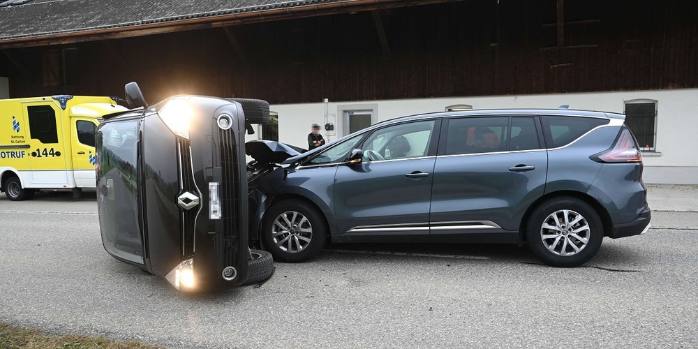 Unfall in Rossrüti 7. Oktober 2022.