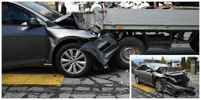 Am Auto sowie dem Lieferwagen und dem Anhänger entstand Sachschaden von rund CHF 27'000 Franken. 