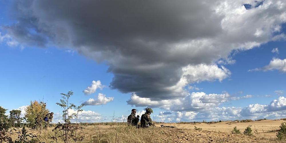 dpatopbilder - Deutsche Soldaten nehmen an einer Übung teil. Es ist die erste Militärübung der deutschen Brigade zum verstärkten Schutz der Nato-Ostflanke. Foto: Alexander Welscher/dpa