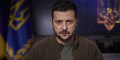 HANDOUT - «Der ständige Terror gegen die Zivilbevölkerung ist Russlands offensichtliche Absage an echte Verhandlungen»: der ukrainische Präsident Wolodymyr Selenskyj. Foto: -/Ukrainian Presidential Press Office/Planet Pix via ZUMA Press Wire/dpa -...