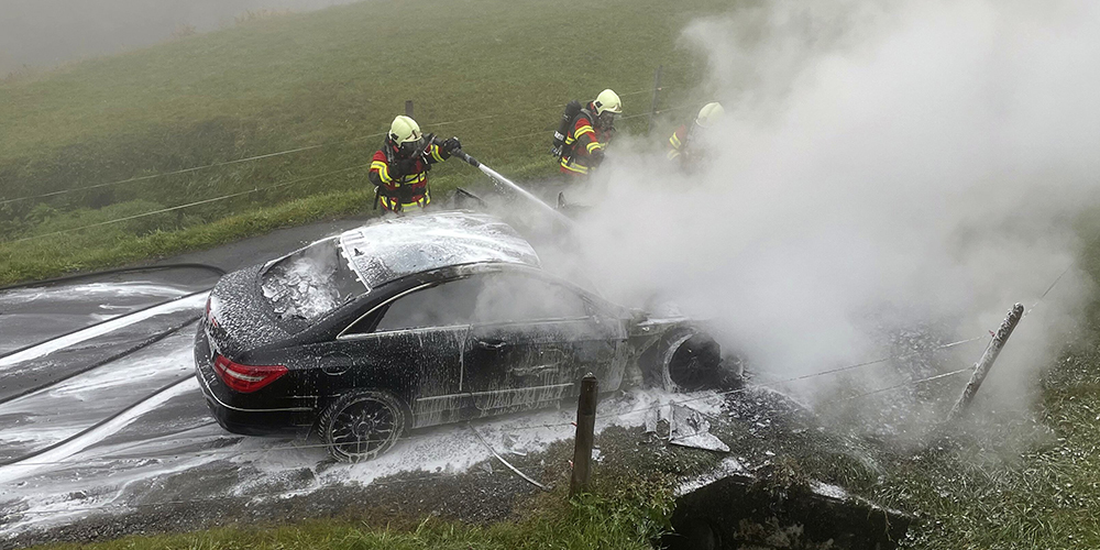 Das Feuer konnte schnell gelöscht werden.
