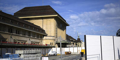 Die Arbeiten im Bahnhof von Lausanne stehen seit mehreren Monaten still. (Archivbild)