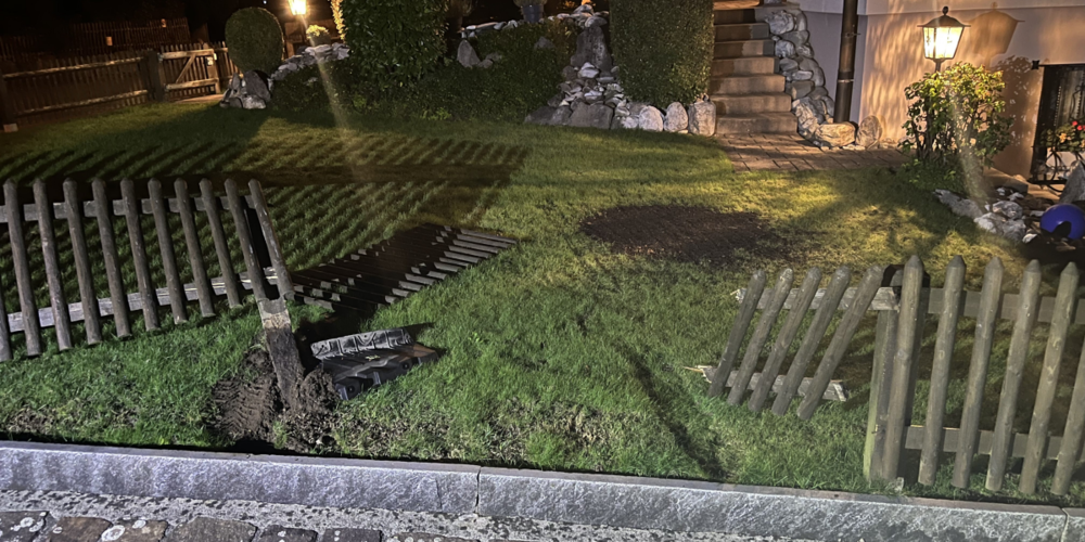 Der Sachschaden beträgt rund 1'500 Franken.