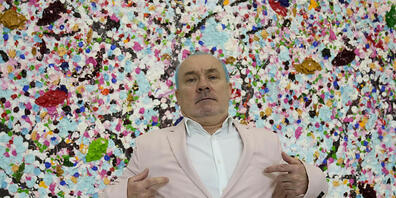 Der britische Künstler Damien Hirst macht mit einer Kunstverbrennungsaktion von sich zu reden. (Archivbild)