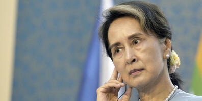 ARCHIV - Aung San Suu Kyi, ehemalige Regierungschefin von Myanmar, wurde zu 26 Jahren Gef&#8240;ngnis verurteilt. Derzeit befindet sie sich in Einzelhaft. Foto: Michaela ÿÌhov·/CTK/dpa