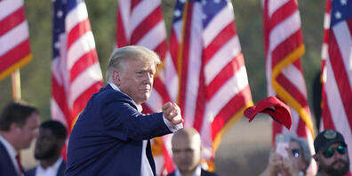 Ex-US-Präsident Donald Trump. Foto: Matt York/AP/dpa
