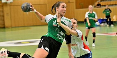 Kreisläuferin Tabea Schmid erzielte sieben Treffer beim 33:29 Heimsieg über den LK Zug.