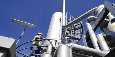 Deutschlands Gasspeicher sind zu mehr als 95 Prozent gefüllt. Binnen 24 Stunden stieg der Füllstand um 0,17 Punkte auf 95,14 Prozent, wie am späten Donnerstagabend aus Angaben von Europas Gasinfrastruktur-Betreibern hervorging. (Archivbild)