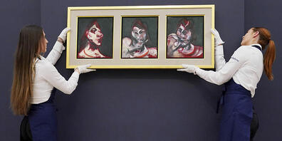 Das Werk "Three Studies for Portrait of Henrietta Moraes" des britischen Malers Francis Bacon ist in London für 24,3 Millionen Pfund (27,3 Millionen Franken) versteigert worden. Das teilte das Auktionshaus Sotheby's am Freitag mit. (Archivbild)