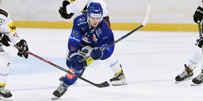 Der 22-jährige Julian Mettler erzielte das 3:2-Siegtor für die GCK Lions in Visp.