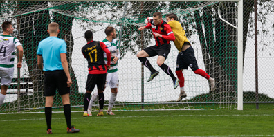 Das einzige Tor fotografisch festgehalten.