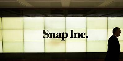 Die Aktie des US-Social-Media-Konzerns Snap hat nach enttäuschenden Quartalszahlen massiv an Wert eingebüsst. Zeitweise fiel der Aktienkurs um 25 Prozent. (Archivbild)