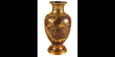 Die reich verzierte Vase aus dem Nachlass von Jakob Cunz stammt aus Japan.