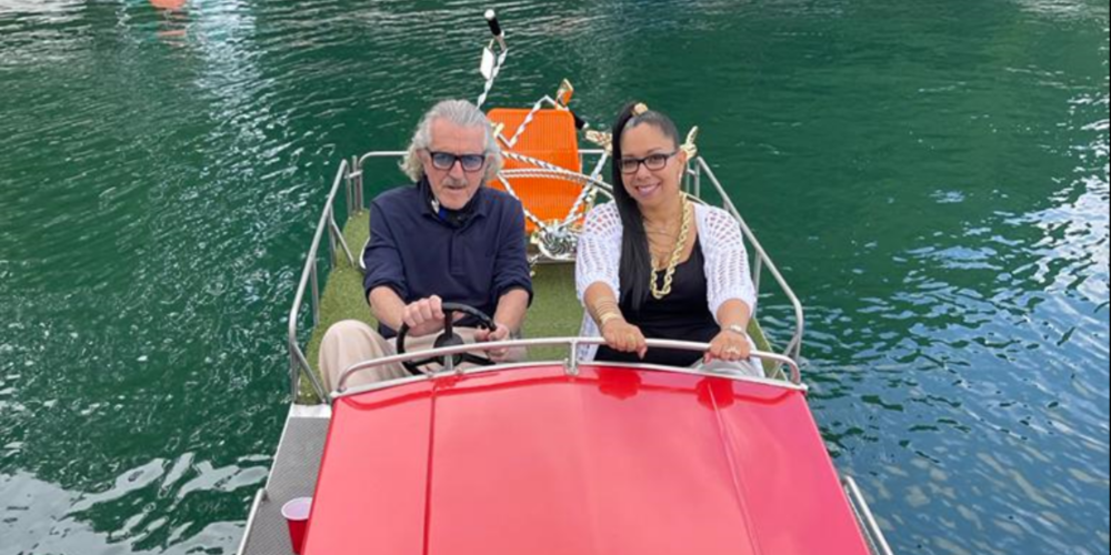 Im Musikvideo der Sängerin Valeria Jacob tritt auch «Yello»-Legende Dieter Meier auf. 