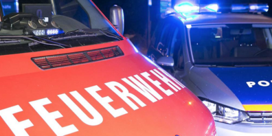 Feuerwehr und Polizei waren rasch vor Ort