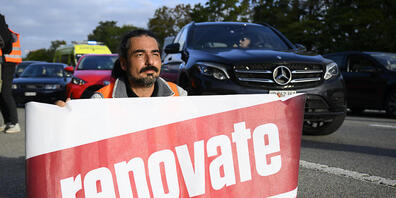 Die Blockade auf der Mont-Blanc-Brücke ist laut Renovate Switzerland die achte in diesem Monat im Land. (Archivbild)