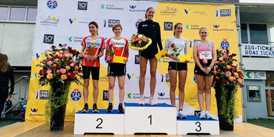 Die schnellsten Frauen mit Fabienne Schlumpf auf Platz 1