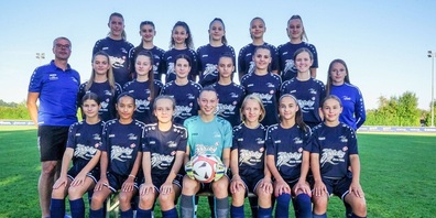 Die erfolgreichen Juniorinnen FF19 des FFC Uzwil.
