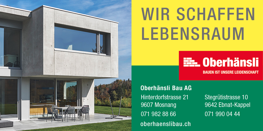 Das motivierte Team der Oberhänsli Bau AG mit über neunzig einheimischen Mitarbeitern bietet breite Fachkompetenz in der Verwirklichung Ihres Bauvorhabens.