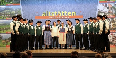 Der Jodelklub Altstätten trug wunderbare Lieder vor